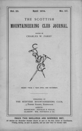 SMCJ Number 117 - Vol 20 - Apr 1934 cover
